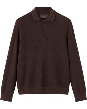 Loro Piana Gokarna Polo Sweatshirt - Brown