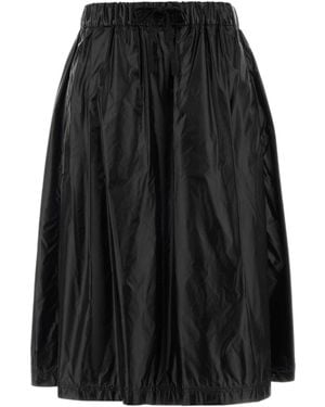 Herno Laminar Elastic-Waist Skirt - Black