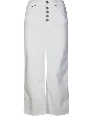 Dondup Belt Loops Slacks - White