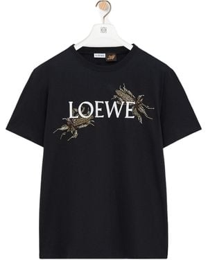 Loewe Embellished T-Shirt - Black