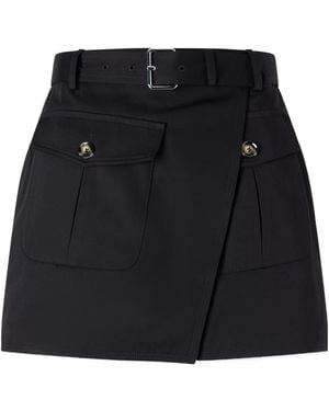 Proenza Schouler Bruni Belted Shorts - Black