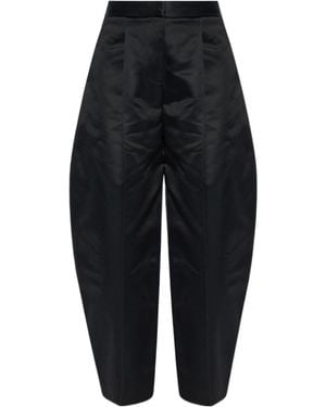 Alaïa Alaïa Pleated Tapered Pants - Black