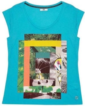 Iceberg Round-Necked Logo T-Shirt - Blue
