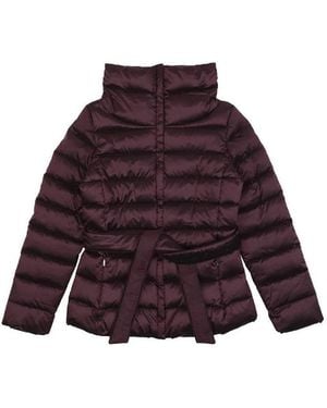 Weekend by Maxmara Strap Quilted Down Jacket - Purple