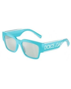 Dolce & Gabbana Eyewear Square-Frame Sunglasses - Blue