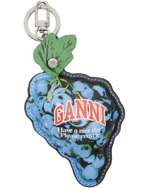Ganni Grape Coin Wallet - Blue