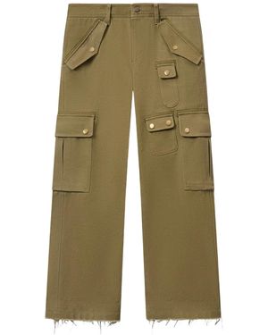 Isabel Marant Flared Cargo Pants - Green