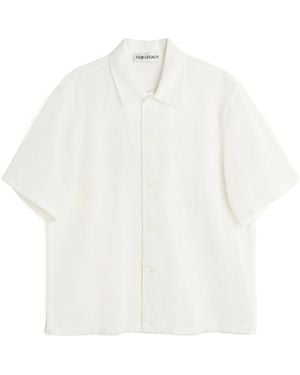 Our Legacy Shortsleeve Box Shirt - White