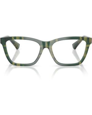 Burberry Eyewear Rectangle Frame Glasses - White