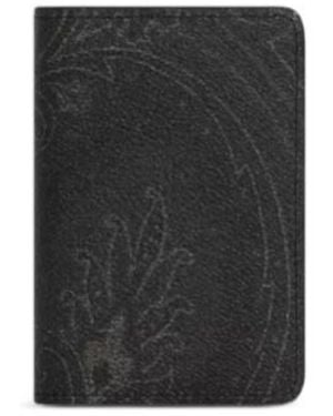 Etro Arnica Document And Card Holder - Black