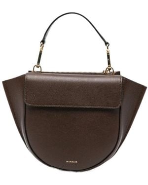 Wandler Mini Hortensia Leather Tote Bag - Brown