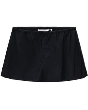 Alexander Wang Drawstring-Waist Shorts - Black