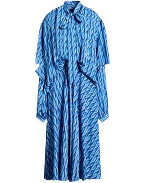 Balenciaga Shirt Dress - Blue