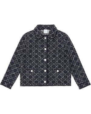 Dior Macrocannage Jacket - Blue