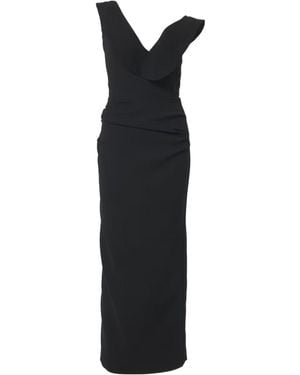 Maticevski Requiem Ruffled Maxi Dress - Black