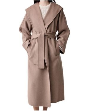 Marella Wool Coat - Brown