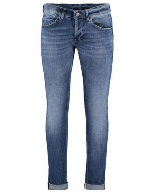 Dondup Skinny Turn-Up Brim Jeans - Blue