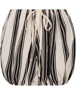 Philosophy Di Lorenzo Serafini Striped Mini Skirt - Multicolour