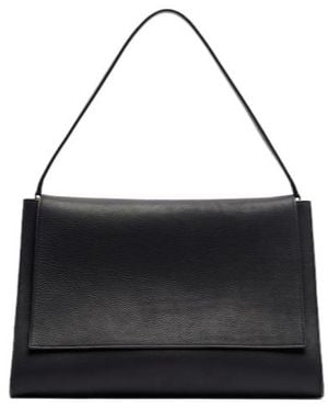 Nour Hammour Amal Leather Shoulder Bag - Black