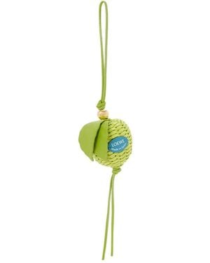 Loewe Apple Motif Pendant - Green