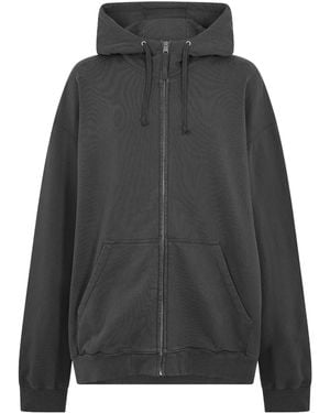 Maison Margiela Zip Hoodie Sn52 - Grey