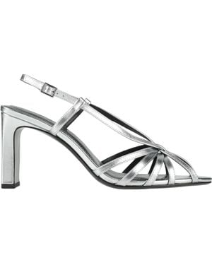 MAX&Co. One-Strap High-Heel Sandals - Metallic