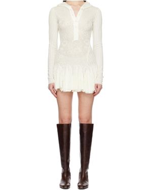 Edward Cuming Kitchen Madame Rat Stretch Mini Dress - White