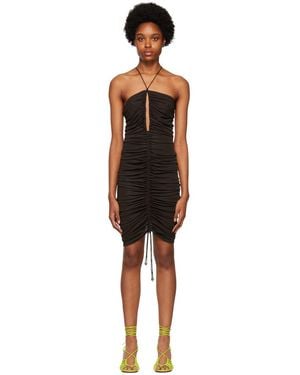 Bottega Veneta Lightweight Viscose Neck Knitted Dress - Multicolour