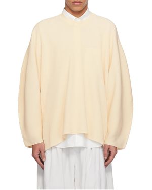 Homme Plissé Issey Miyake Cotton Jumper - Natural