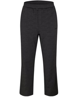 BOSS Versatile Stylish Straight-Leg Casual Pants - Black