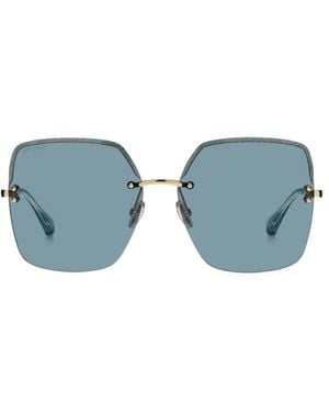 Jimmy Choo Tavis Oversize-Frame Sunglasses - Blue