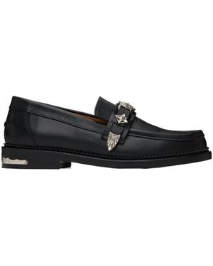 Toga Virilis Round Toe Loafers - Black