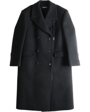 Ann Demeulemeester Jack Double-Breasted Coat - Black