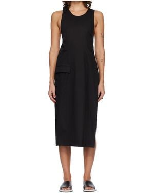 Rier Suit Apron Dress - Black