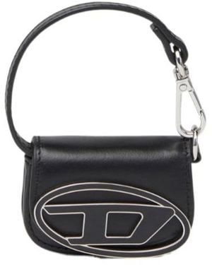 DIESEL 1 Dr Pouch Micro Keyring - Black