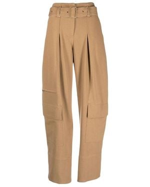 Low Classic Tapered-Leg Cargo Pants - Natural