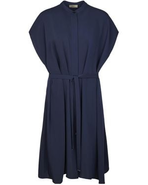 Herno Belted Dress - Blue