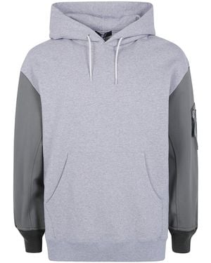 Comme des Garçons Comme Des Garçons Homme Long Sleeve Drawstring Hoodie - Blue
