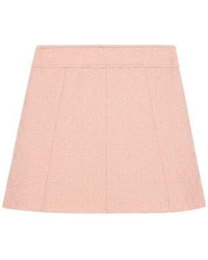 Celine Trapeze Mini Skirt - Pink