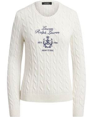 Polo Ralph Lauren Cable-Knit Jumper - White