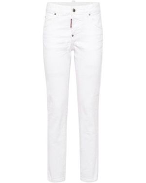 DSquared² Dyed Cool Girl Jeans - White