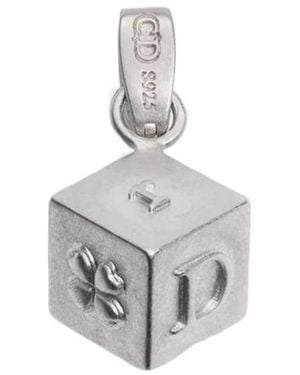 Dior Charms Die Pendant - White