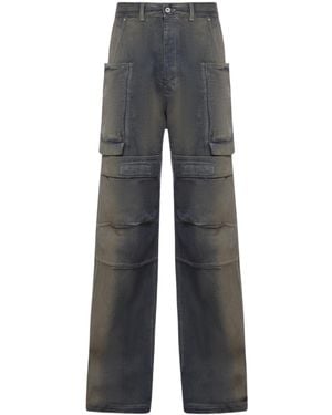 Rick Owens Stefan Cargo Jeans - Grey
