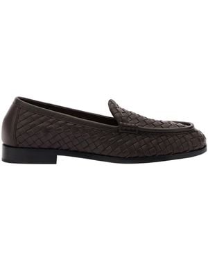 Bottega Veneta Solid Colour Loafer - Black