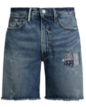 Polo Ralph Lauren Patchwork Shorts - Blue