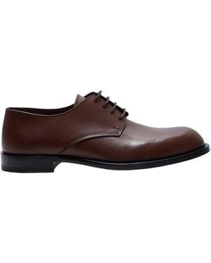 The Row Round-Toe Business Dress Shoes - Brown