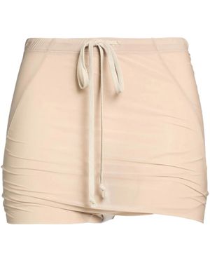 Rick Owens Solid Colour Shorts - Natural