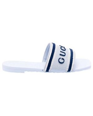 Gucci Flat Sandals - Blue