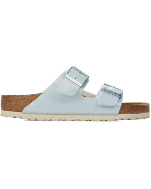 Birkenstock Adjustable Flat Sandals - Blue
