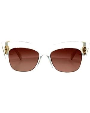 Balmain Logo Sunglasses - White